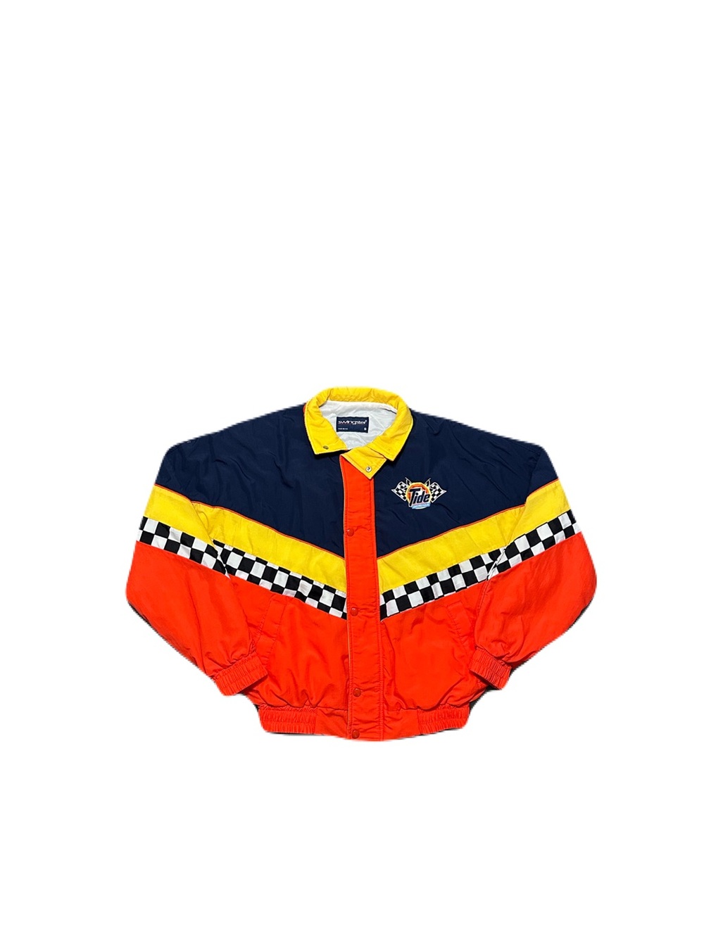 Vintage Nascar Racing Jacket Ricky Rudd Tide Size Small 90s 10th Anniversary
